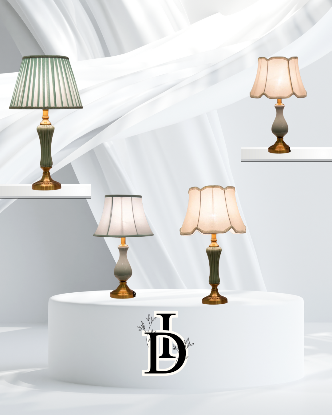 Lampe de Chevet Moderne en Céramique