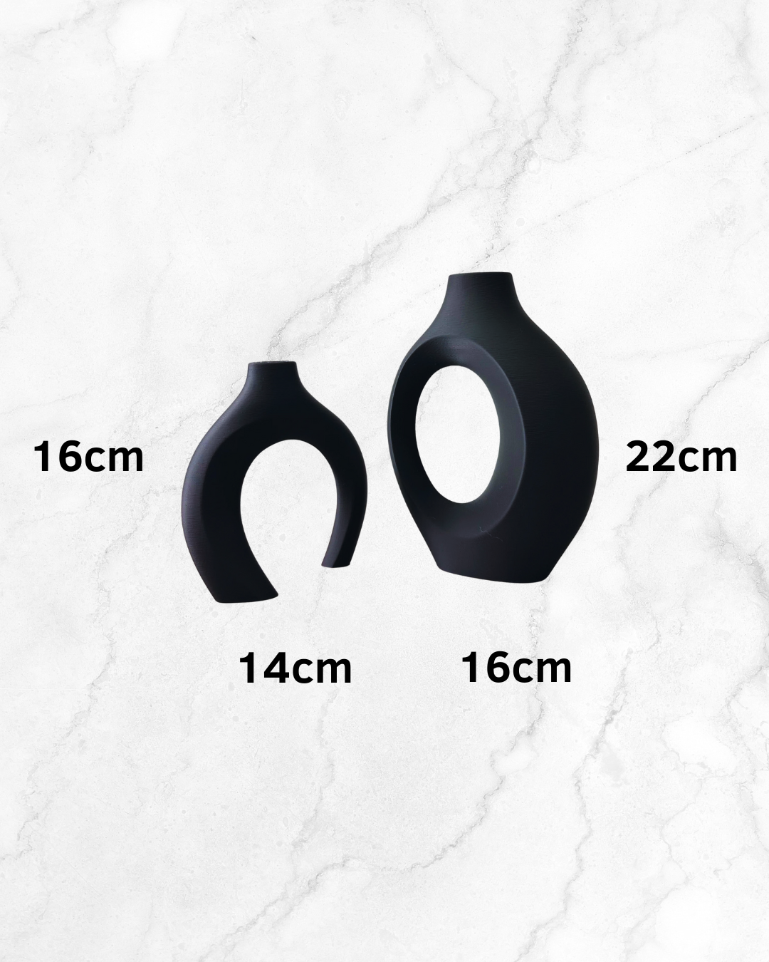 Lot de 2 Grands Vases Décoratifs