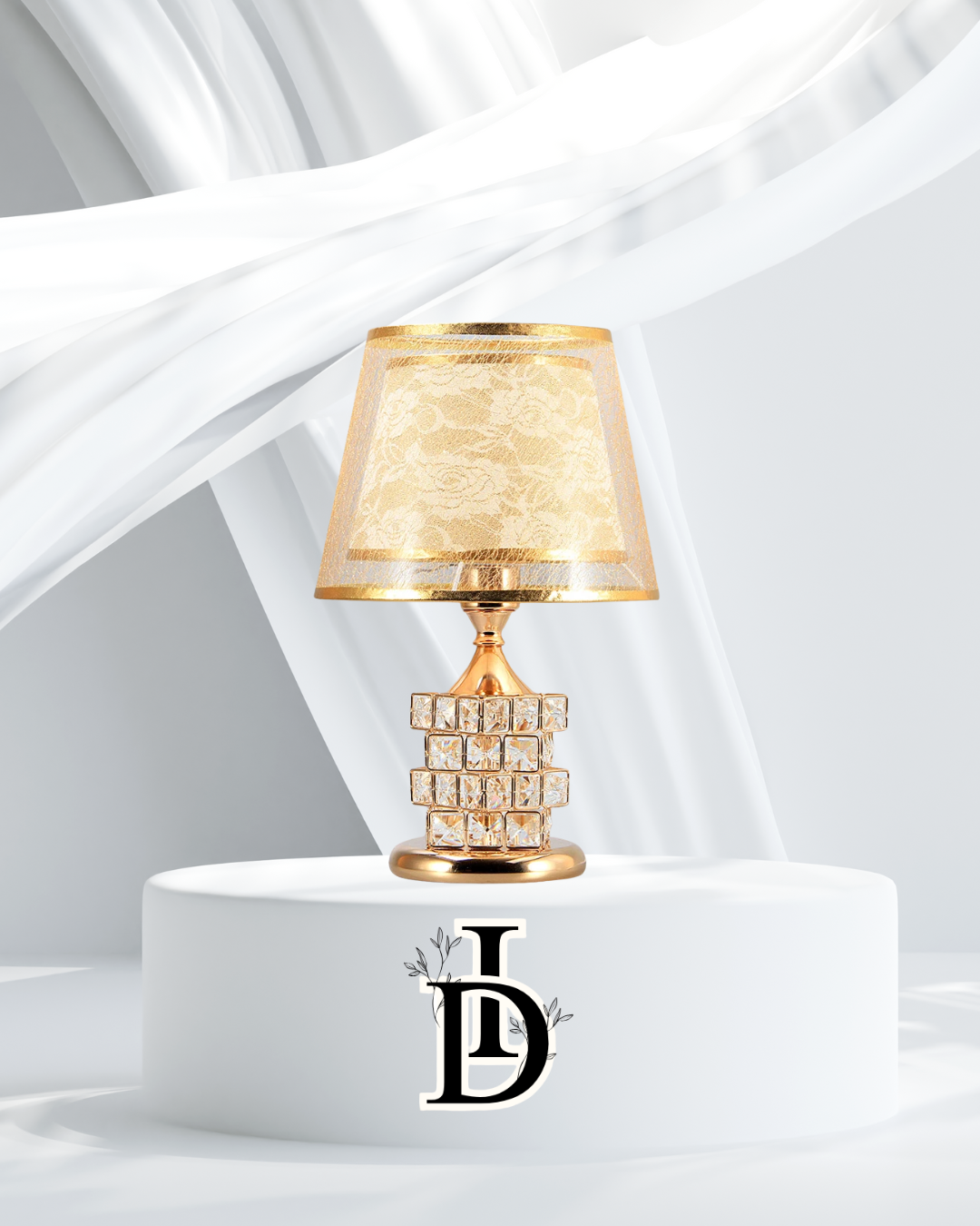 Lampe de table en cristal