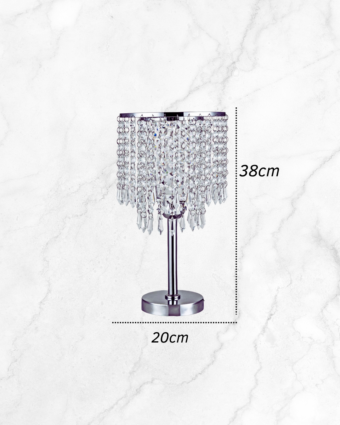 Lampe de Table en Cristal