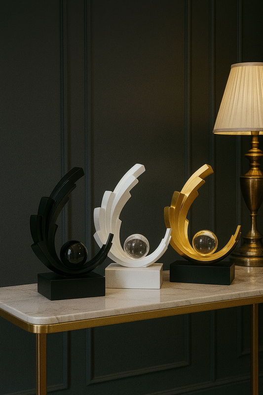 Statuette Moderne Luxe – Décoration Design en Résine