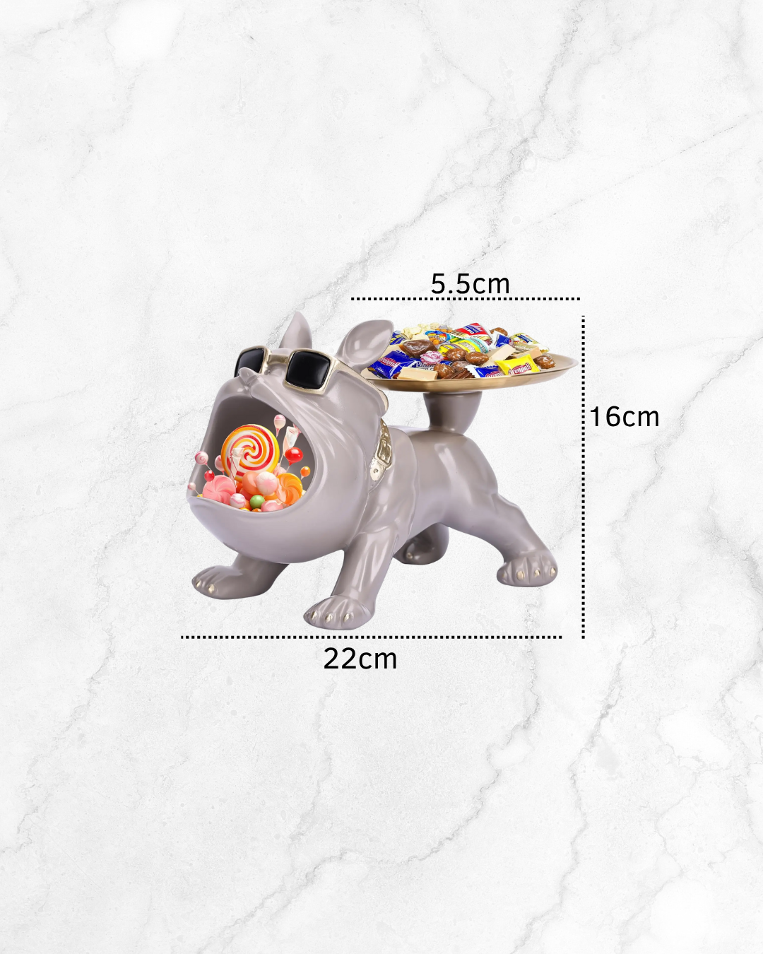 Plateau Porte-clés Bouledogue Français