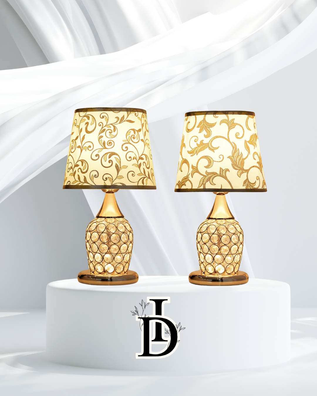Lampe de table en cristal