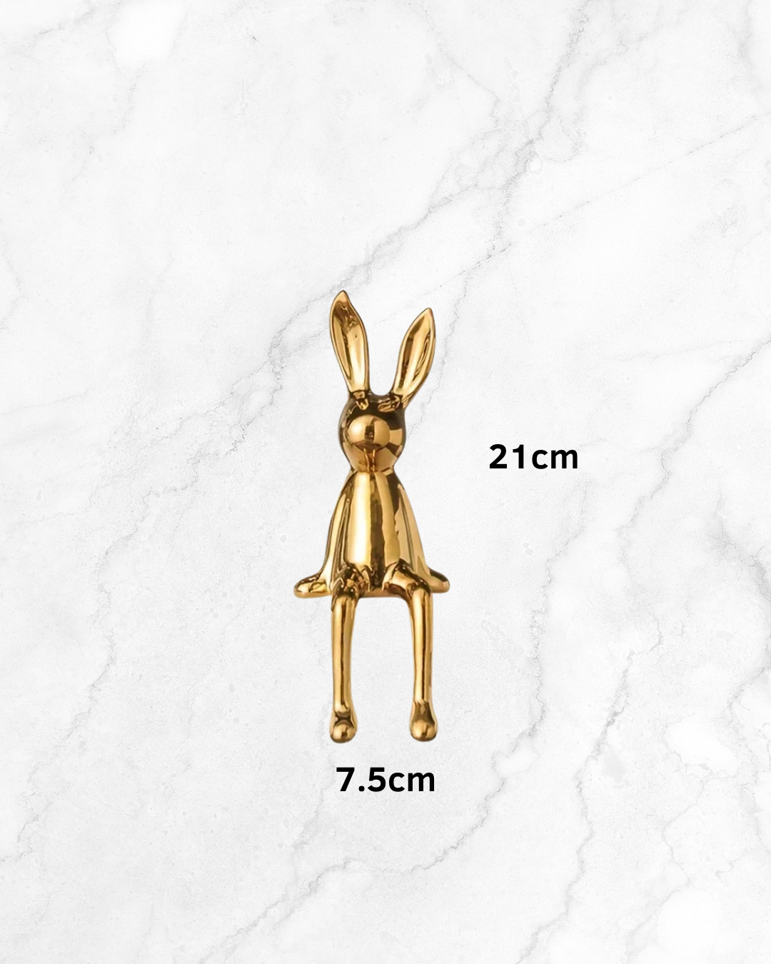 Statue Lapin en Céramique de Luxe