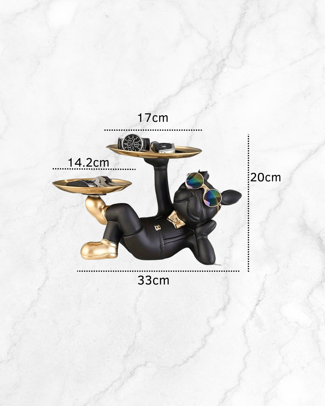 Plateau Bouledogue Chic