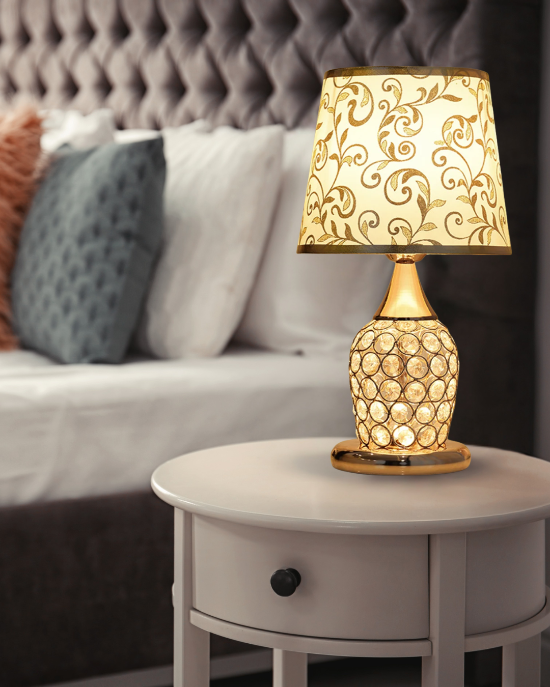 Lampe de table en cristal
