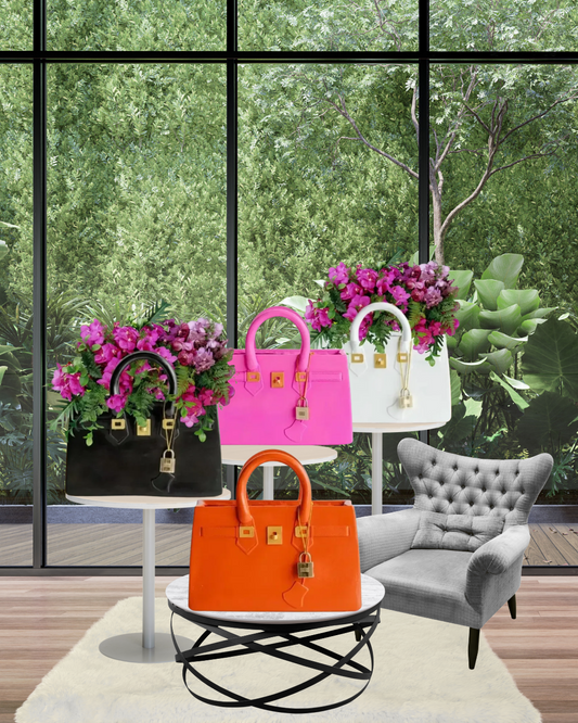 Vase à fleurs moderne en résine