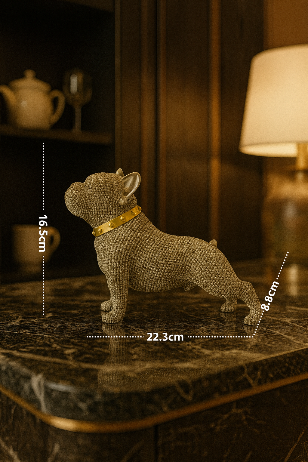 Statue Bouledogue Français en Résine