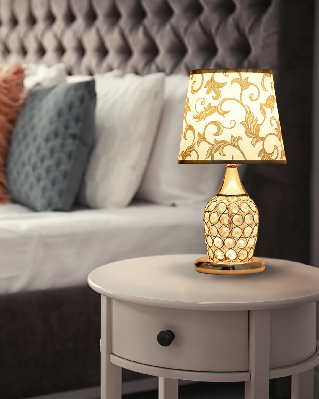 Lampe de table en cristal