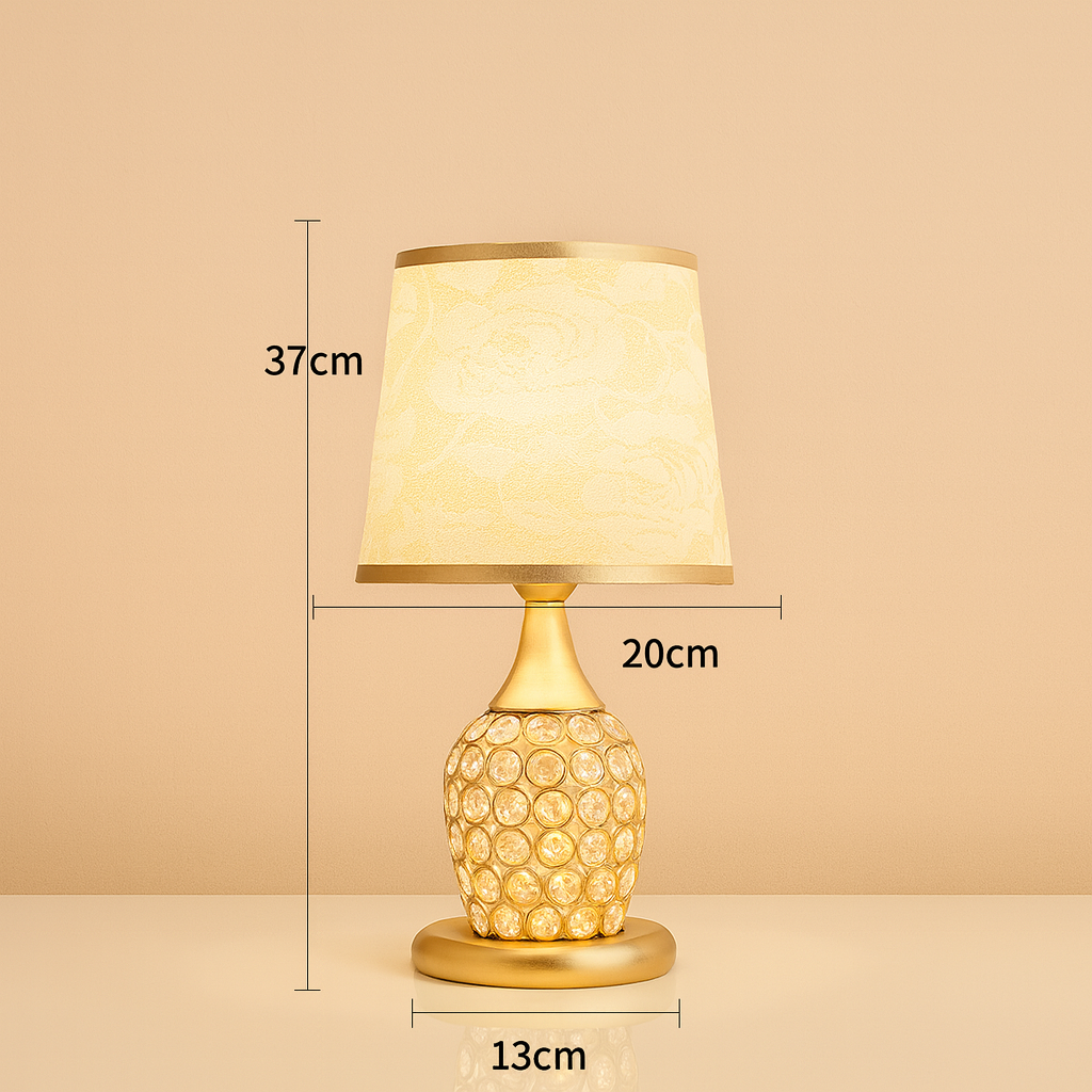 Lampe de table en cristal