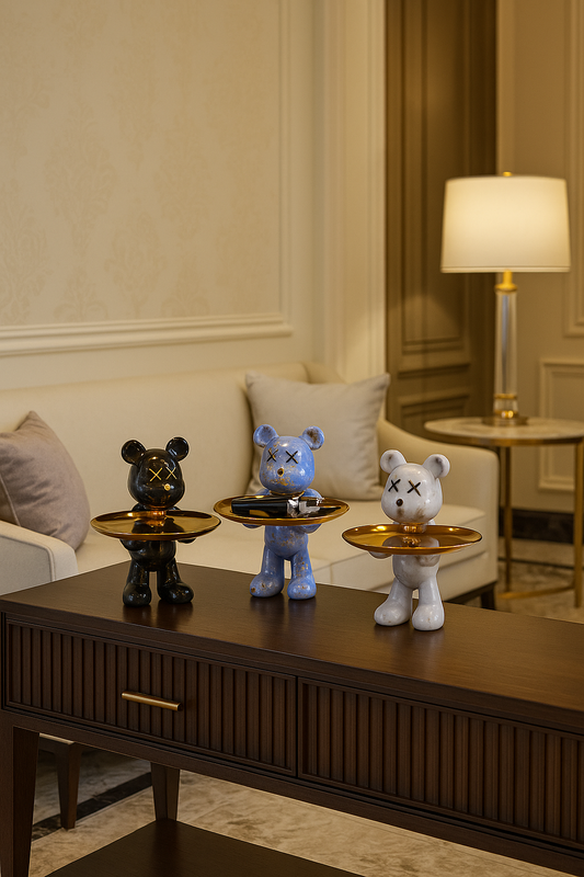 Statue Ours Graffiti 21 cm