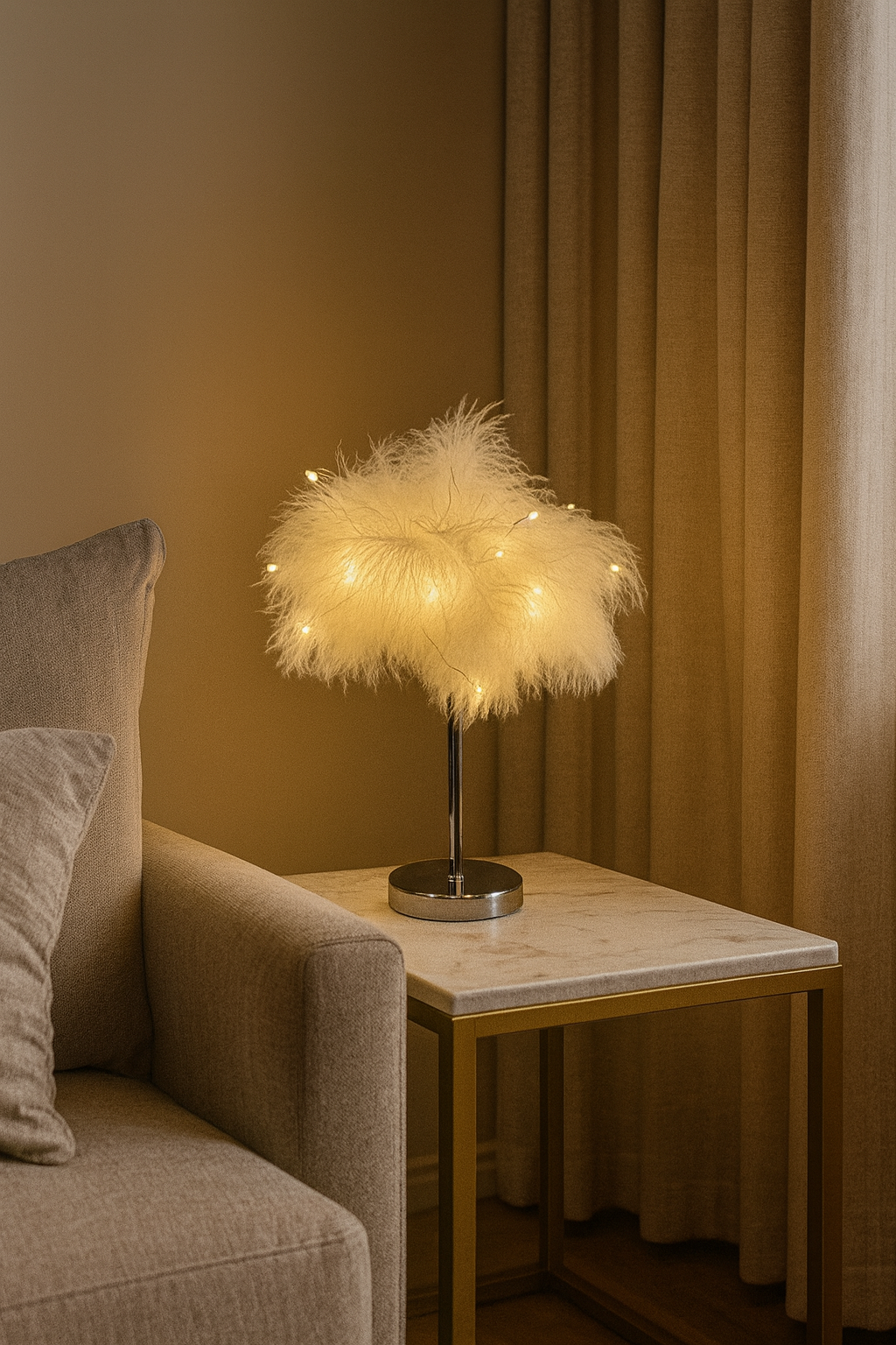 Lampe à Plumes