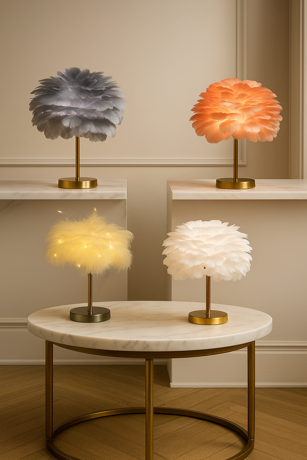 Lampe à Plumes