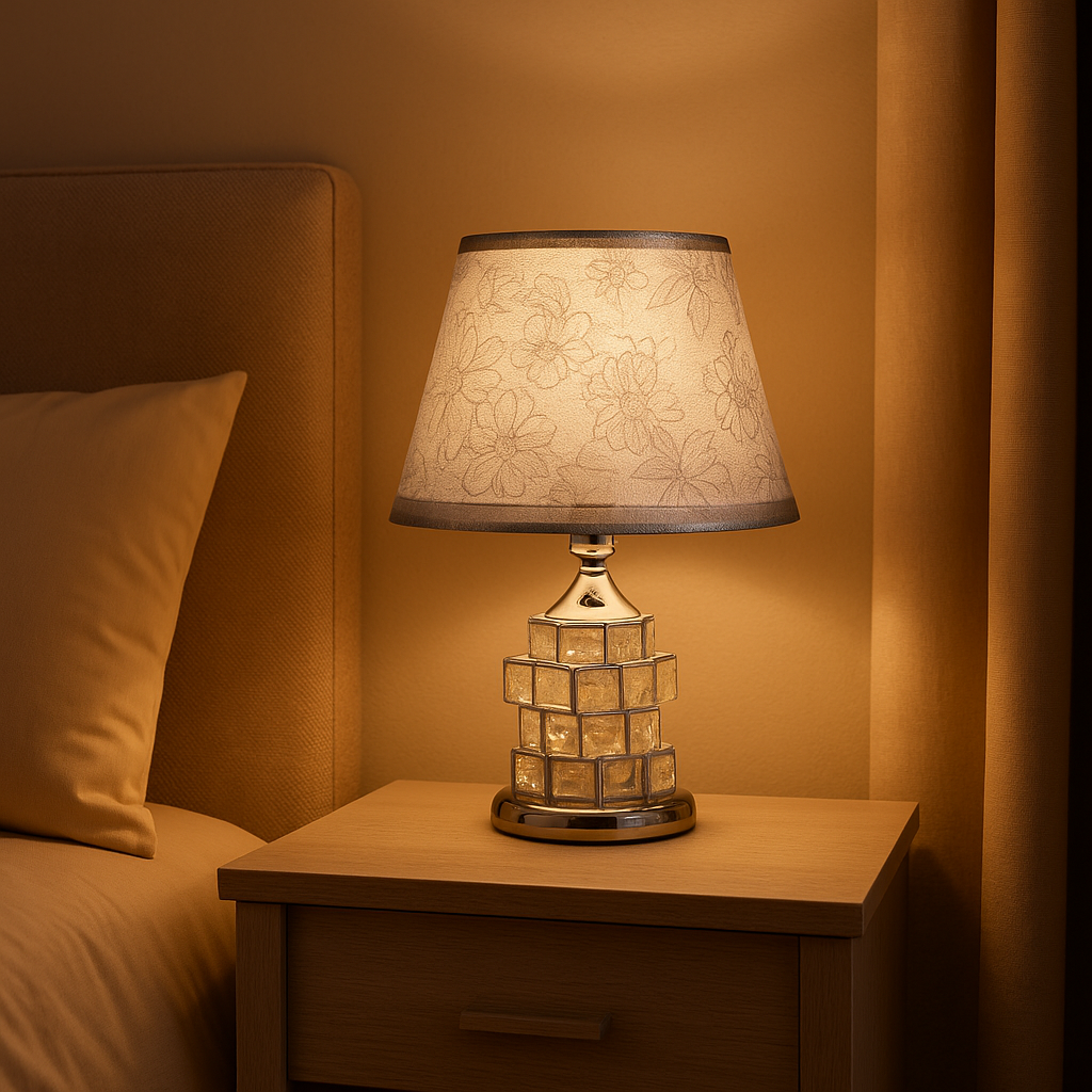 Lampe de table en cristal