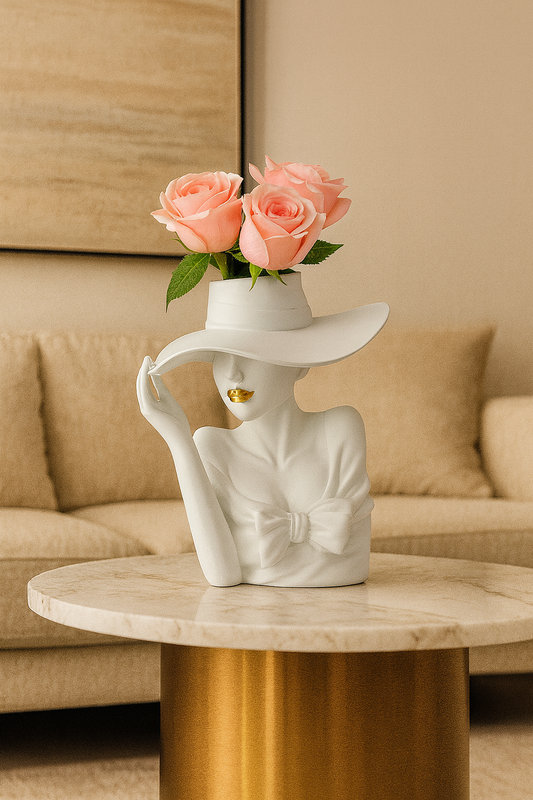 Vase Décoratif Nordique en Résine