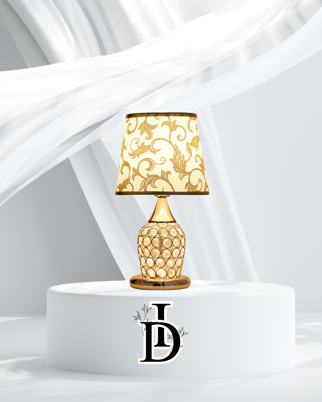 Lampe de table en cristal