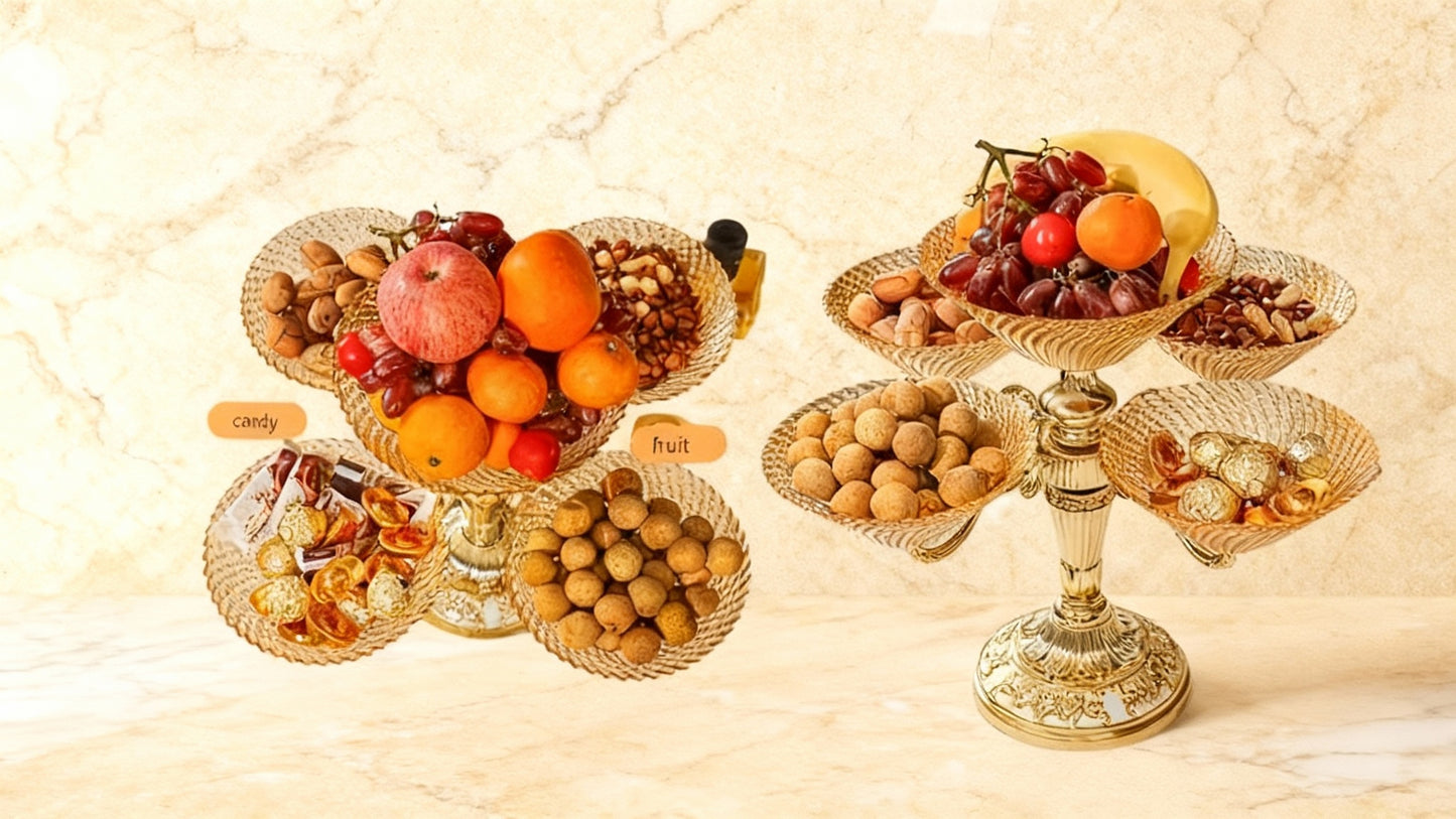 Coupe à Fruits Rotative Style Européen