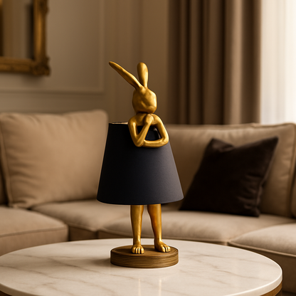 Lampe Lapin Mid-Century – Lampe de Table USB