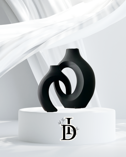 Lot de 2 Grands Vases Décoratifs