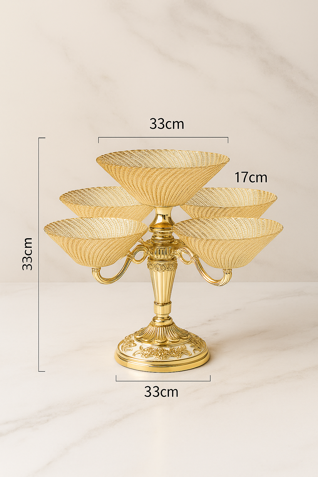 Coupe à Fruits Rotative Style Européen