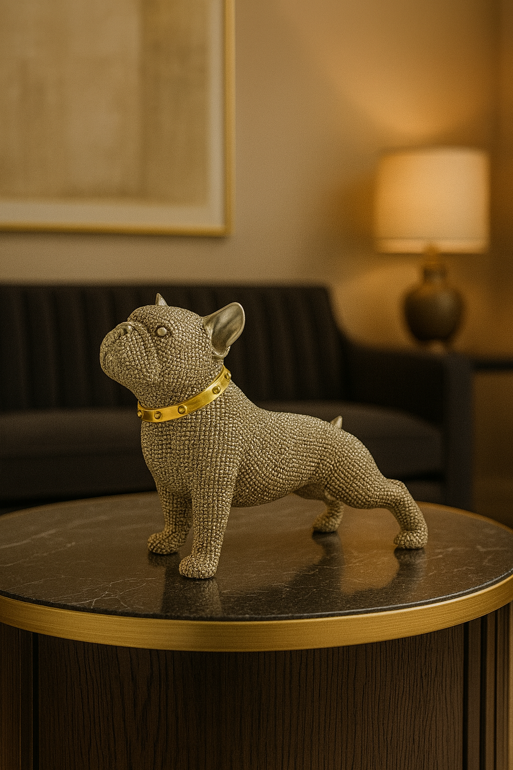 Statue Bouledogue Français en Résine