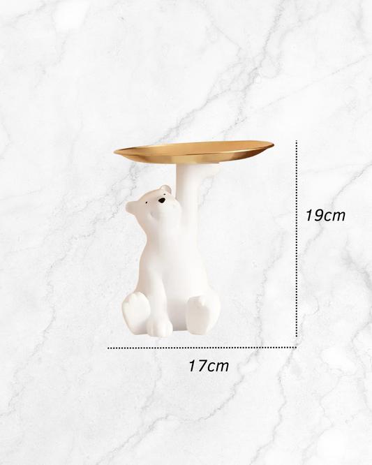 Plateau Ours Polaire Assis