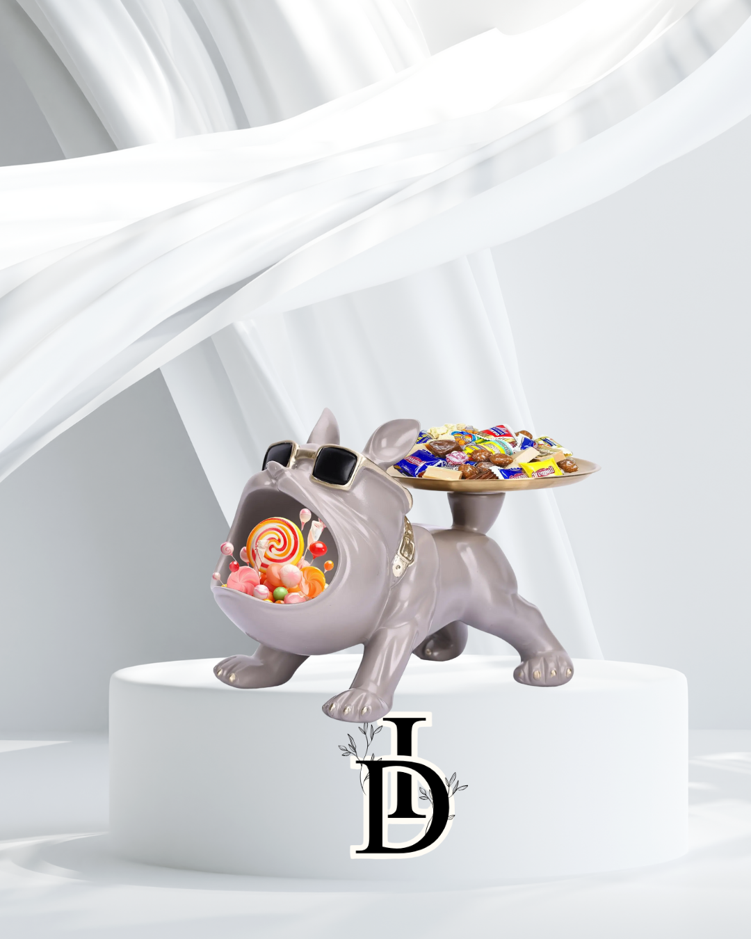 Plateau Porte-clés Bouledogue Français