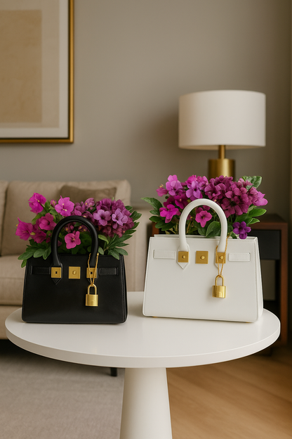 Vase à fleurs moderne en résine