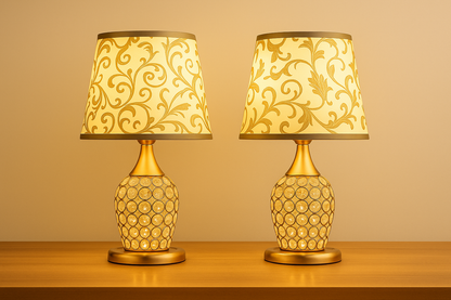 Lampe de table en cristal