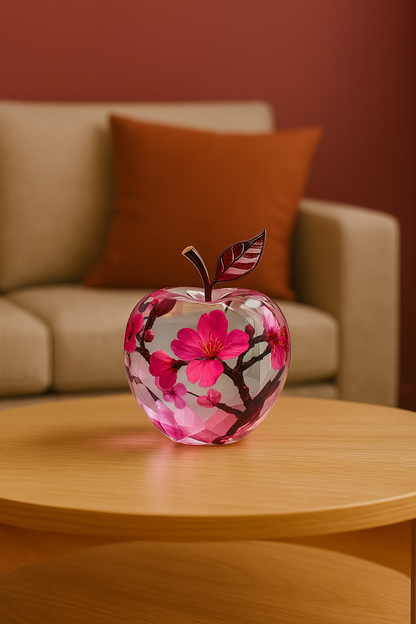 Décoration de Table Pomme en Acrylique 2D