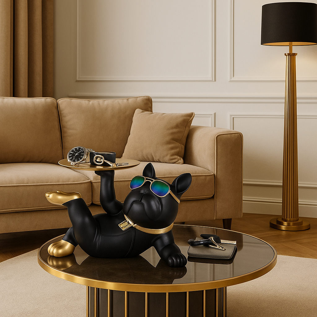 Plateau Bouledogue Chic