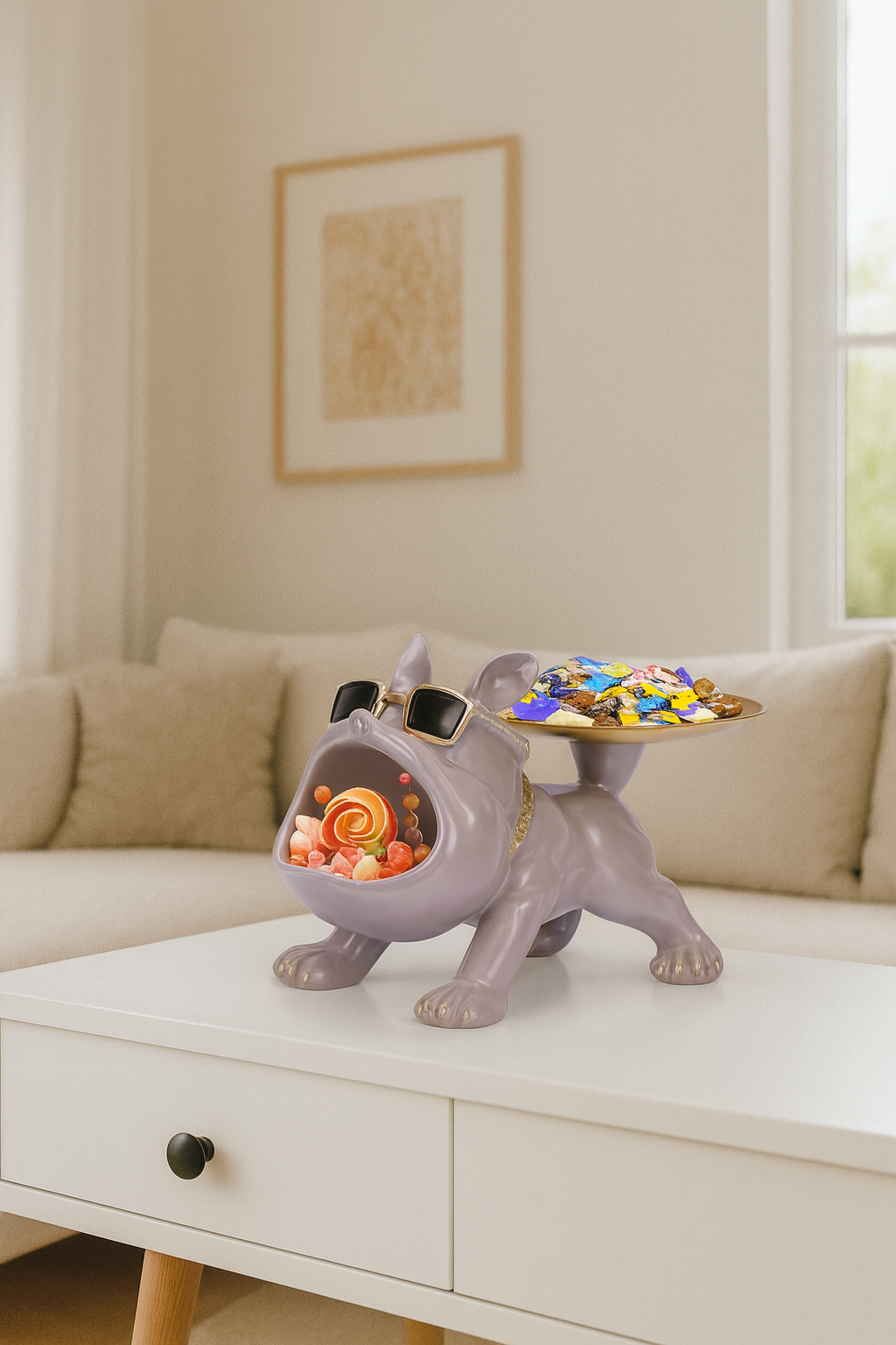 Plateau Porte-clés Bouledogue Français