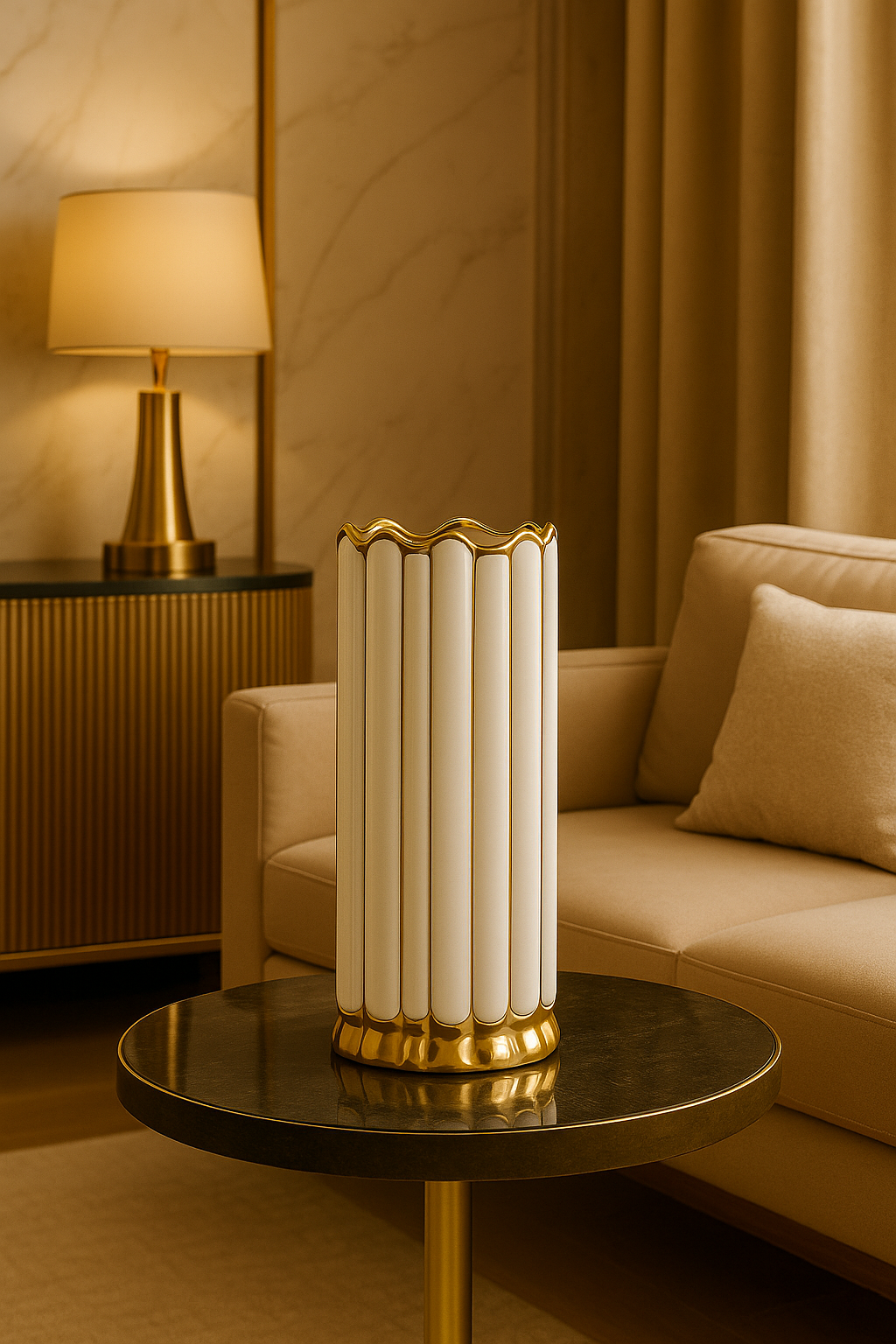 Vase en céramique contemporaine “Aurora”