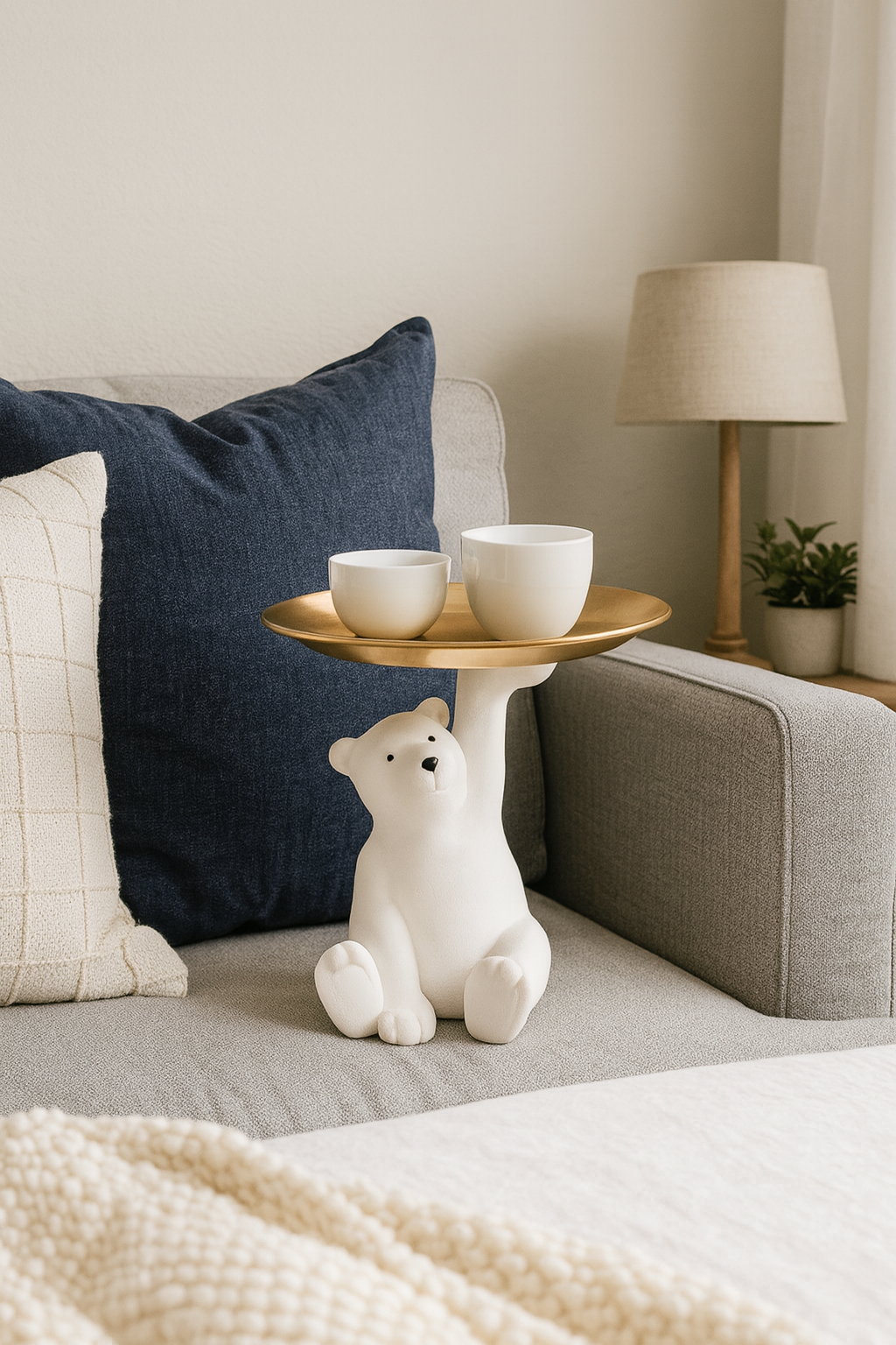 Plateau Ours Polaire Assis