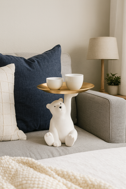 Plateau Ours Polaire Assis