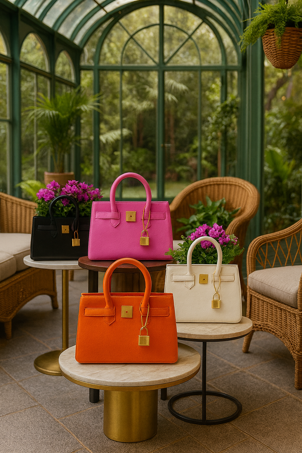 Vase à fleurs moderne en résine