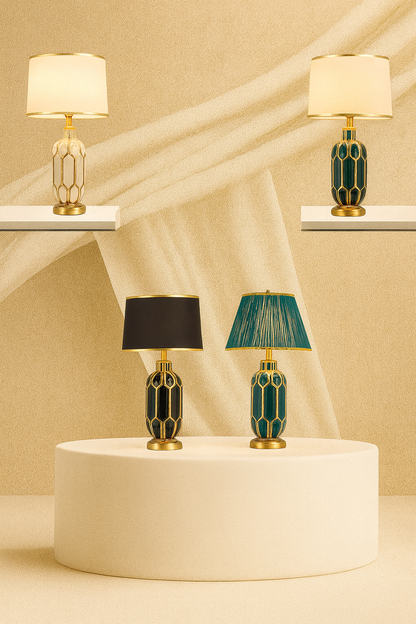 Lampe de bureau en céramique