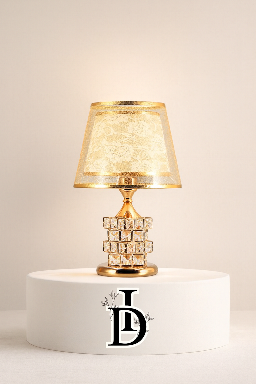 Lampe de table en cristal