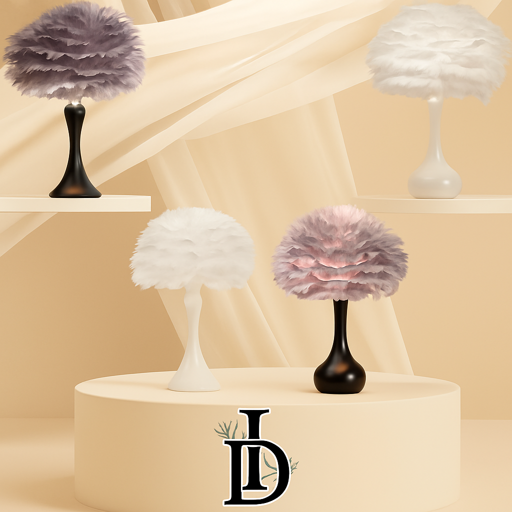 Lampe de Chevet LED Plume