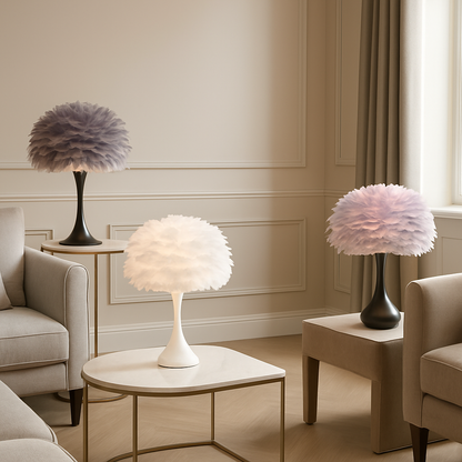 Lampe de Chevet LED Plume