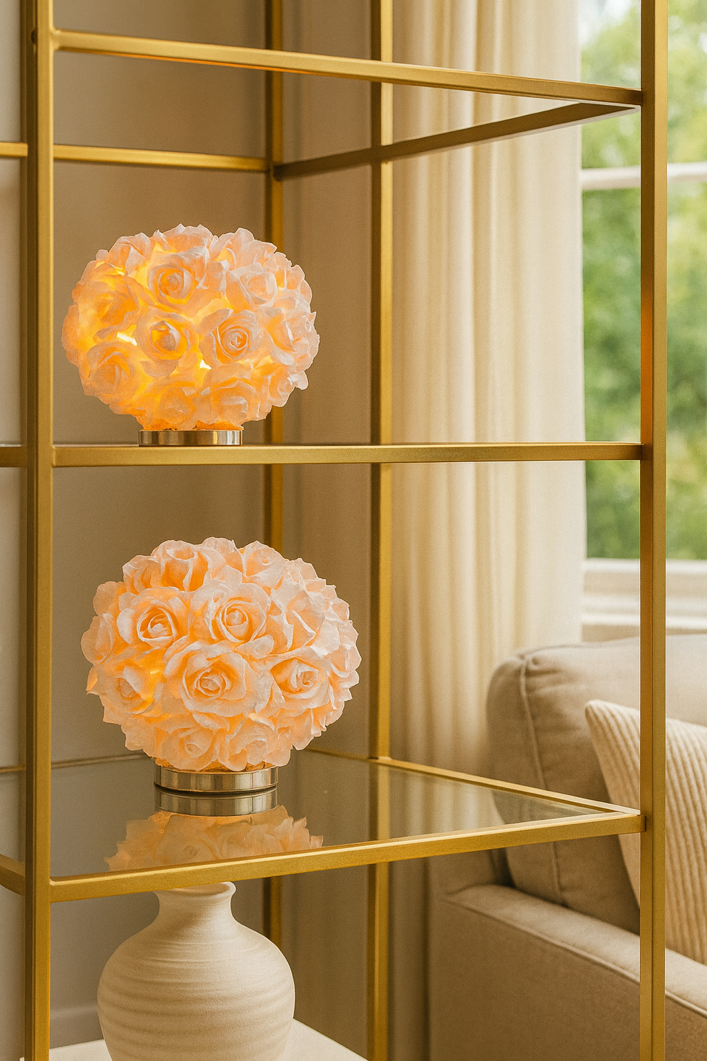 Lampe Bouquet de Roses
