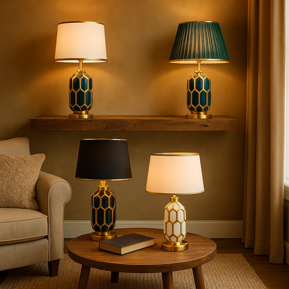 Lampe de bureau en céramique