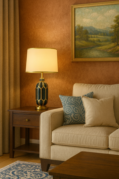 Lampe de bureau en céramique