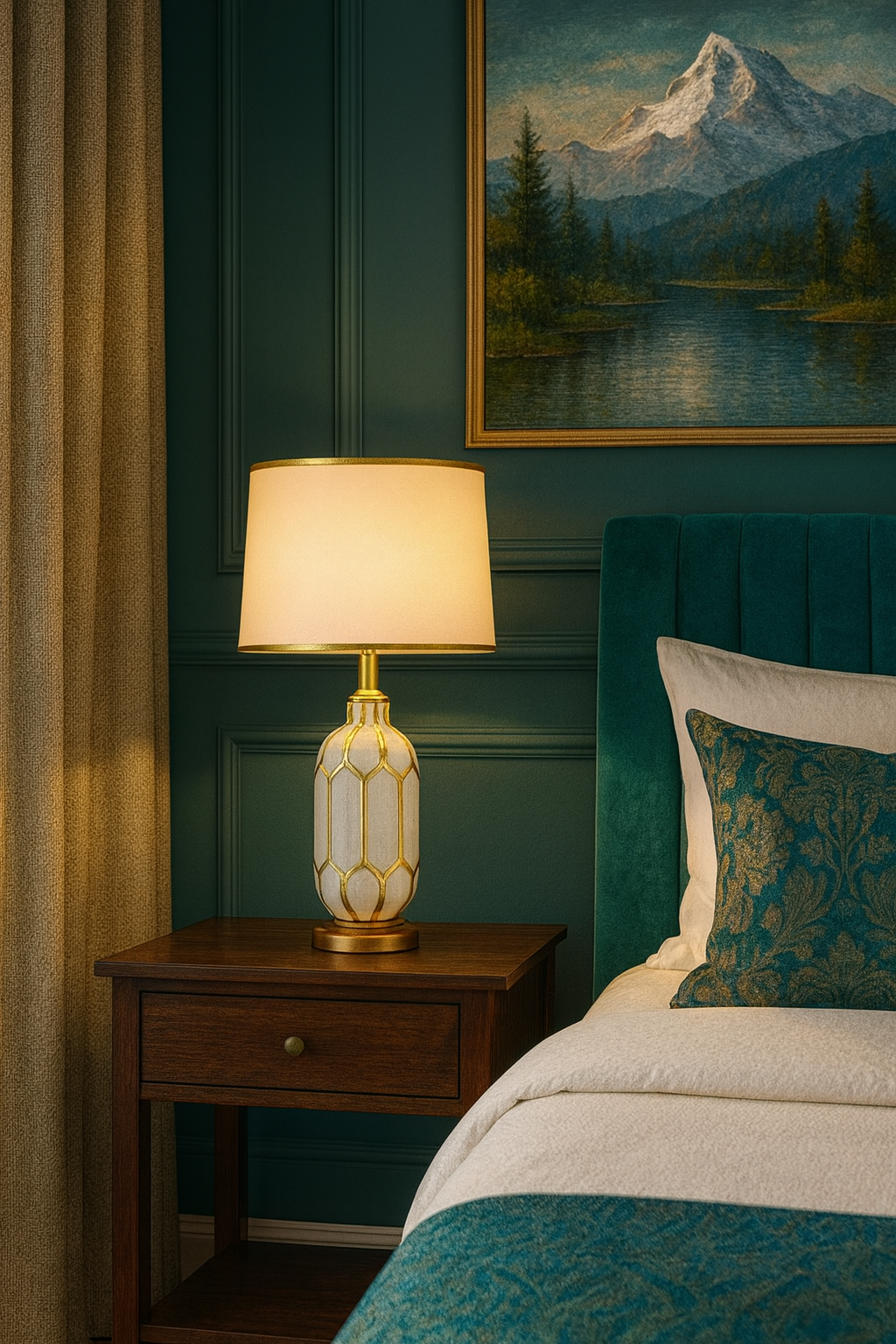 Lampe de bureau en céramique