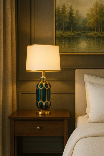 Lampe de bureau en céramique