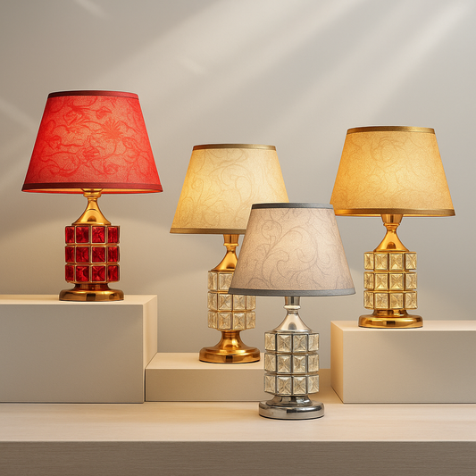 Lampe de table en cristal
