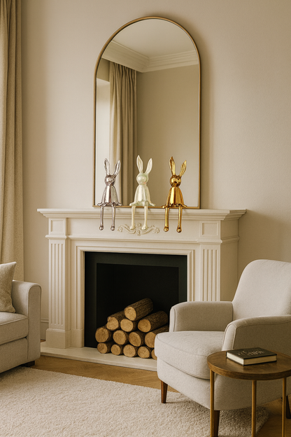 Statue Lapin en Céramique de Luxe