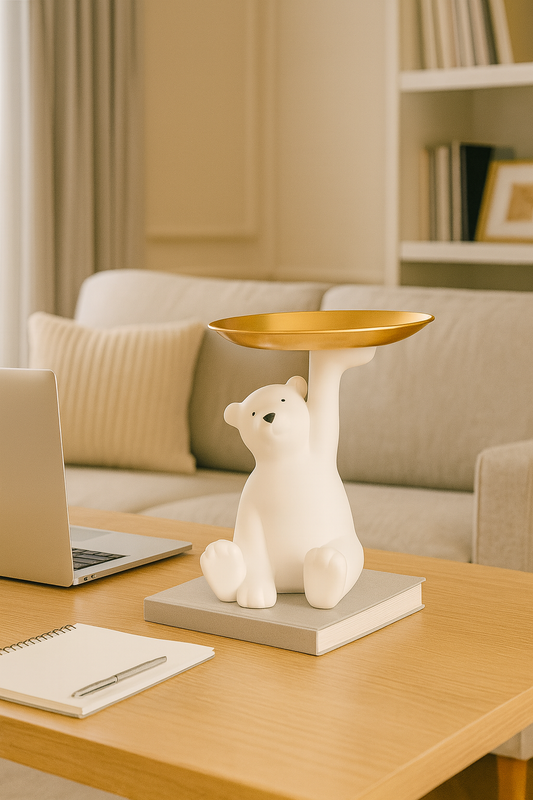 Plateau Ours Polaire Assis