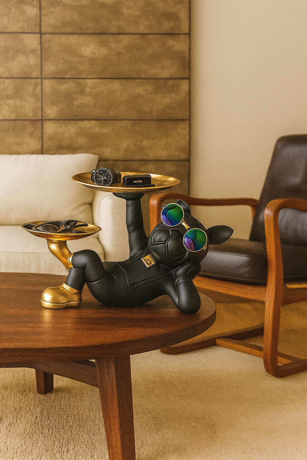 Plateau Bouledogue Chic