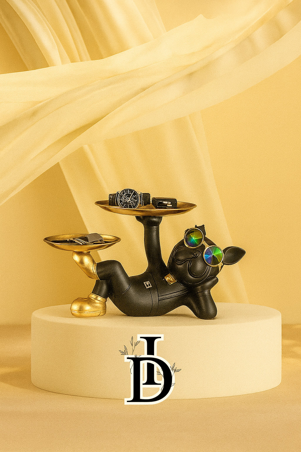 Plateau Bouledogue Chic